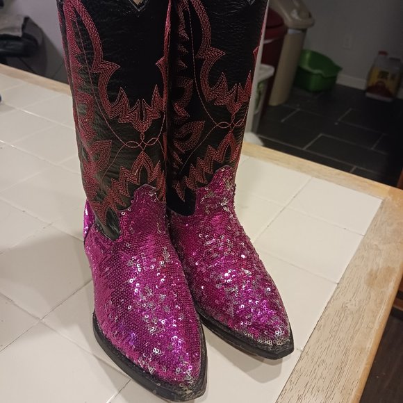 Presidente Fusia Cowboy Boots size 5.5 - Picture 1 of 12